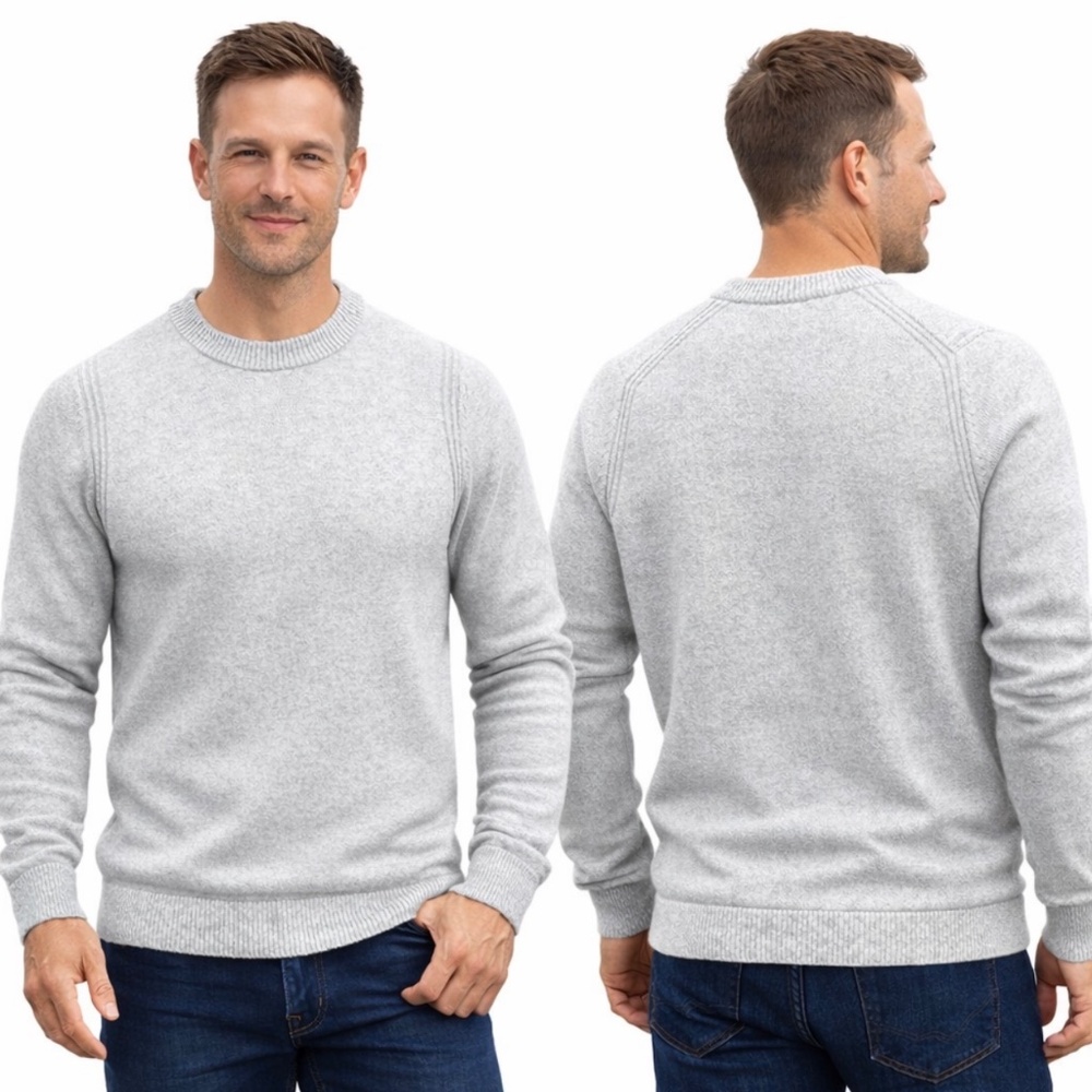 Lululemon Venture Cashmere Crewneck Sweater Grey Men's S